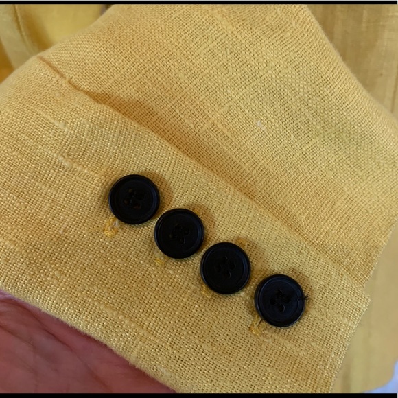 SMYTHE Mildred Linen Blazer, Size 10 - Picture 7 of 12